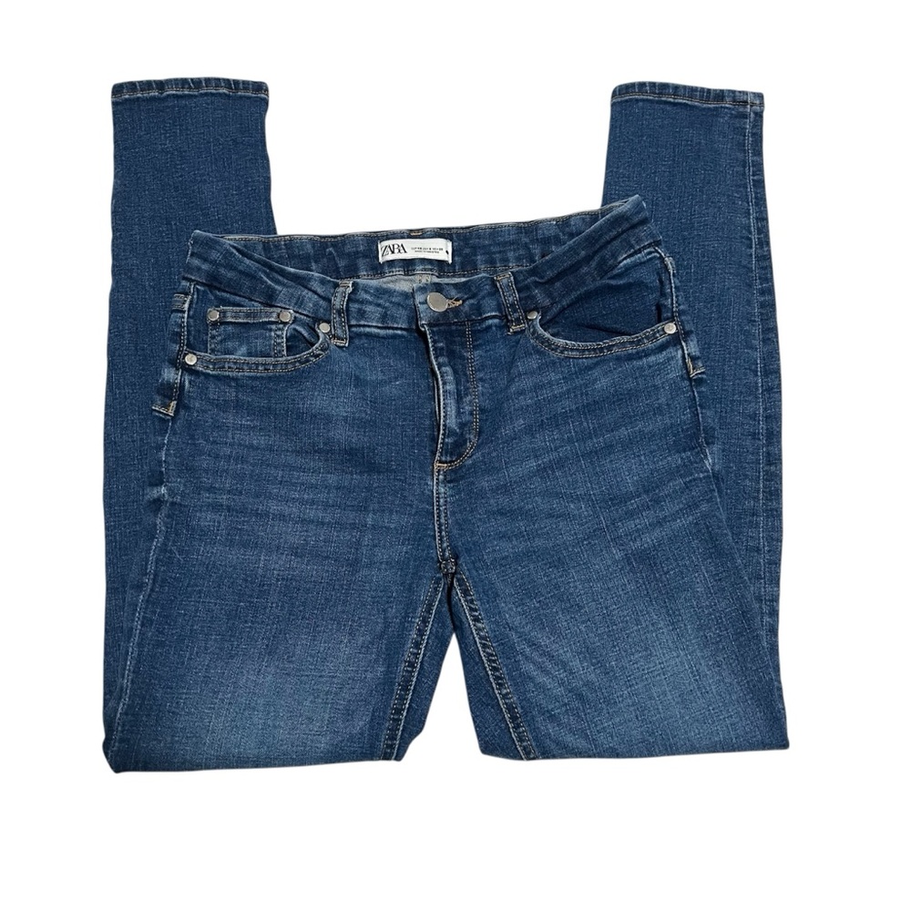 Zara Blue Skinny Jeans Classic Denim Style